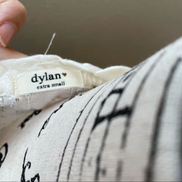 Dylan Semi-Sheer Cotton Sequin Peasant Top Size XS NWOT - Picture 11 of 16